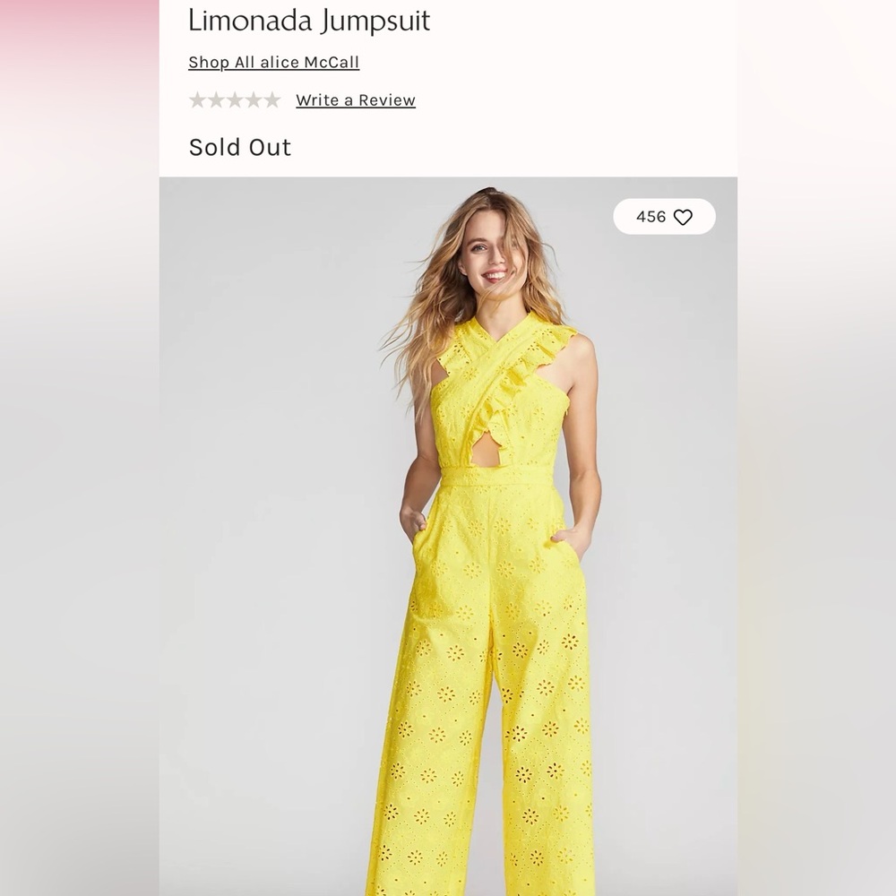 Alice McCall 'Limonada' Jumpsuit